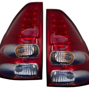 LED Taillights suitable for Toyota Land Cruiser FJ120 (2003-2008) Red Clear