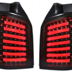 LED Taillights suitable for VW T5 (04.2003-2009) Black Smoke