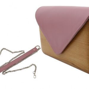 Lemnia Shoulder Bag Nude Pink - Handmade