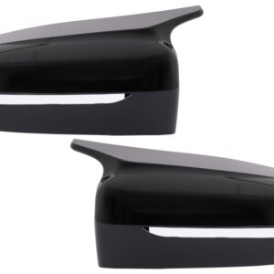 Mirror Covers suitable for BMW 3 Series G20 G21 G28 (2017-up) Piano Black M Sport Design LHD