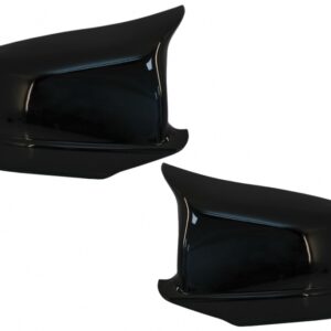 Mirror Covers suitable for BMW 5 Series F10 F11 F18 Non LCI (07.2010-2013) Piano Black M Design