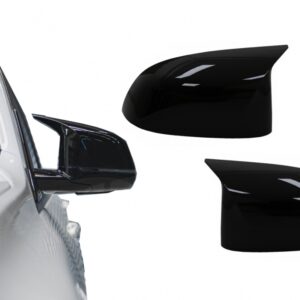 Mirror Covers suitable for BMW X3 G01 X3 G08 X4 G02 X5 G05 X6 G06 X7 G07 (2017-2020) M Sport Design Piano Black