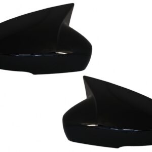 Mirror Covers suitable for VW Polo 6R 6C MK5 (2009-2017) Up! Hatchback (09.2016-2019) Piano Black