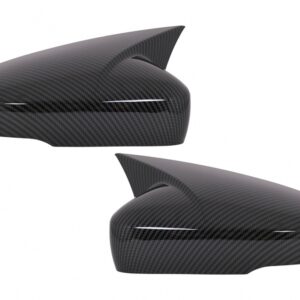 Mirror Covers suitable for VW Polo 6R 6C MK5 (2009-2017) Up! Hatchback (09.2016-2019) Carbon Look