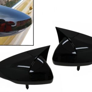 Mirror Covers suitable for VW Polo Hatchback AW MK6 (2017-2020) Piano Black