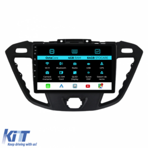 Navigation dedicated to Ford Transit (2012 - 2018), 9 Inch, 4Gb Ram, 64Gb storage, Carplay.