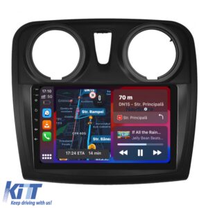 Navigation for Android Dacia Logan Sandero (2012-2020), 9Inch, 4Gb Ram, 64Gb Storage, CarPlay