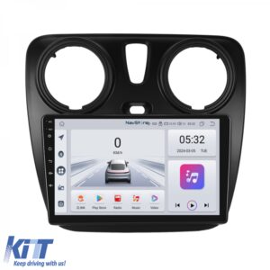 Navigation for Android Dedicated Dacia Dokker Lodgy (2012-2020), 9Inch, 4Gb Ram, 64Gb Storage, Bluetooth, WiFi, Carplay