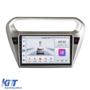 Navigation for Android Dedicated Peugeot 301, Citroen C-Elysee (2013-2018), 9Inch, 4Gb Ram, 64Gb Storage, Bluetooth, WiFi, Carplay.