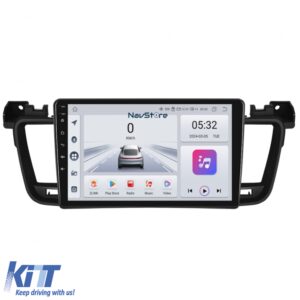 Navigation for Android Dedicated Peugeot 508 (2010-2018), 9 Inch, 4Gb Ram, 64Gb Storage, Bluetooth, WiFi, Carplay