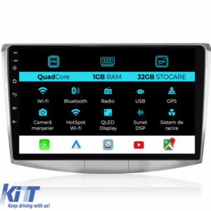 Navigation for Android Dedicated Volkswagen Passat B6, B7, CC (2005 -2015), 10 Inch, 1Gb Ram, 32Gb Storage, Carplay