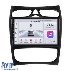 Navigation for Android, Mercedes Benz C-Class W203 CLK W209 (2000 - 2005), 9Inch, 4Gb Ram, 64Gb Storage, Bluetooth, WiFi, Carplay