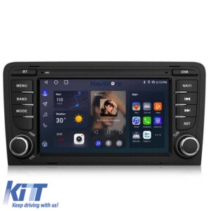 Navigation for Audi A3 8P1 (2003 - 2013), 7 Inch, 2Gb RAM, 32Gb Storage, Carplay