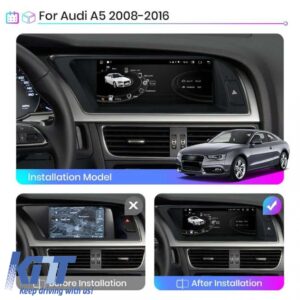 Navigation for Audi A5, (2009 - 2016), 8.8 Inch, 4Gb Ram, 64Gb storage, Carplay