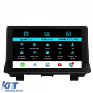 Navigation for Audi Q3, (2011-2018), QuadCore, 9 Inch, 4Gb Ram, 64Gb storage, Carplay