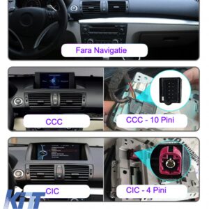Navigation for BMW 1 Series E81 E82 E87 E88 (2005-2013), 12.3 Inch, 4Gb Ram, 64Gb Storage, Carplay.