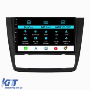 Navigation for Bmw Series 1 E82 E88 E81 E87 (2004-2011), 9Inch, 4Gb Ram, 64Gb Storage, CarPlay