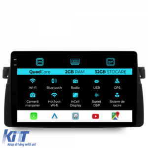 Navigation for BMW Series 3 E46 (1997-2005), 9 Inch, 2Gb Ram, 32Gb Storage, Carplay