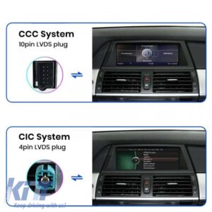 Navigation for BMW X5 E70, X6 E71 (2007-2010), 10.33 Inch, 8Gb Ram, 128Gb Storage, Carplay