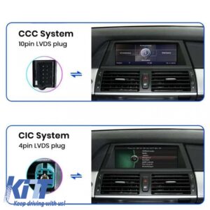 Navigation for BMW X5 E70, X6 E71 (2007-2013), 12.3 Inch, 8Gb RAM, 256Gb Storage, Carplay
