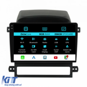 Navigation for Chevrolet Captiva, (2006-2011), Incell 9Inch, 8Gb Ram, 256Gb Storage, Carplay