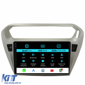 Navigation for Citroen C-Elysee (2013-2018), 9Inch, 2Gb Ram, 32Gb Storage, Carplay