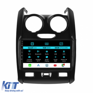 Navigation for Dacia Duster, 2010-2020, 9Inch, 1Gb Ram, 32Gb Storage, Carplay