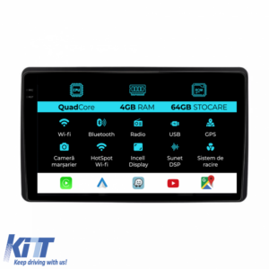 Navigation for Dacia, Duster (2018 - 2022), QuadCore, 10 Inch, 4Gb RAM, 64Gb Storage, Carplay
