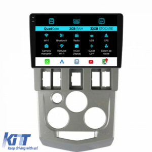 Navigation for Dacia, Logan 1 (2004-2008), Incell 9Inch, 2Gb Ram, 32Gb Storage, Carplay