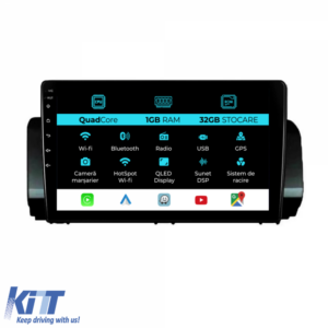 Navigation for Dacia Logan Sandero Jogger (2021-2023), 9Inch, 1Gb Ram, 32Gb Storage, Carplay