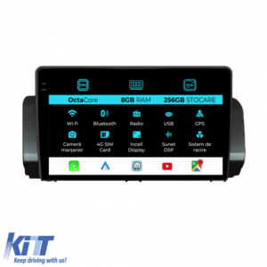 Navigation for Dacia Logan Sandero Jogger (2021-2023), 9Inch, 8Gb Ram, 256Gb Storage, Carplay