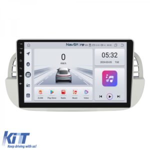 Navigation for Fiat 500, 2007 - 2015, 9 Inch, 4Gb Ram, 64Gb Storage, Bluetooth, WiFi, Carplay