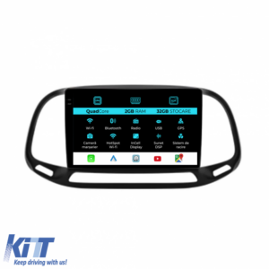 Navigation for Fiat Doblo, 2015-2019, 9Inch, 2Gb Ram, 32Gb Storage, Carplay.