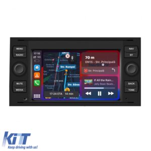 Navigation for Ford, 7 Inch, 2GB RAM, 64GB storage, Carplay, Black