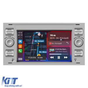 Navigation for Ford, 7Inch, 2Gb Ram, 64Gb storage, Waze, Youtube, Grey