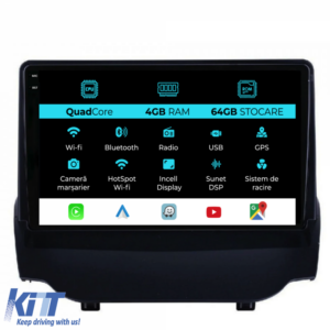 Navigation for Ford EcoSport (2013-2016), QuadCore, 9Inch, 4Gb Ram, 64Gb Storage, Carplay