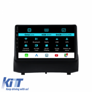 Navigation for Ford Fiesta, (2009-2017), 9Inch, 4Gb Ram, 64Gb Storage, Carplay