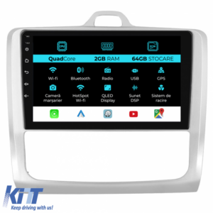 Navigation for Ford Focus, (2004-2012), 9Inch, 2Gb Ram, 64Gb Storage, Carplay
