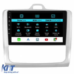 Navigation for Ford Focus, (2004-2012), 9Inch, 8Gb Ram, 256Gb Storage, Carplay.