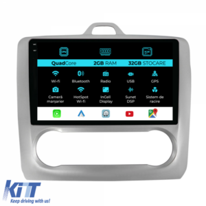 Navigation for Ford Focus, (2004-2012), 9Inch, 2Gb Ram, 32Gb Storage, Carplay, Automatic Climate Control