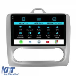 Navigation for Ford Focus, (2004-2012), 9Inch, 8Gb Ram, 256Gb Storage, Carplay, Automatic climate control.