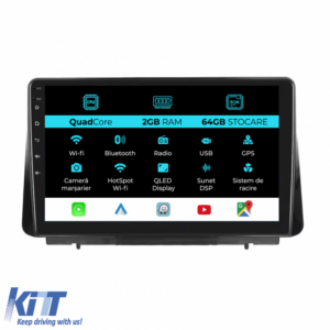 Navigation for Ford Focus, 2018-2024, 9 Inch, 2Gb Ram, 64Gb Storage, Carplay