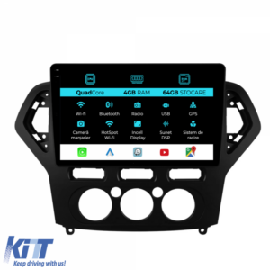 Navigation for Ford Mondeo, 2007-2014, QuadCore, 10 Inch, 4Gb RAM, 64Gb Storage, Carplay