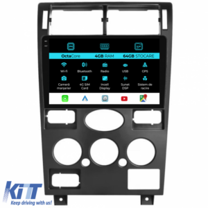 Navigation for Ford Mondeo 3 (2000-2007), 9Inch, 4Gb Ram, 64Gb Storage, Carplay