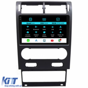 Navigation for Ford, Mondeo 3 (2000-2007), 9Inch, 2Gb Ram, 32Gb Storage, Carplay