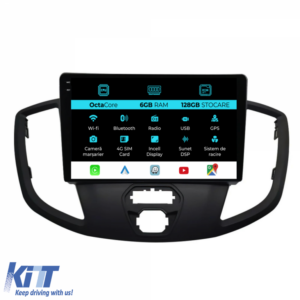 Navigation for Ford Transit, (2012-2018), 9 Inch, 6Gb RAM, 128Gb Storage, Carplay