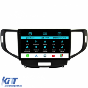 Navigation for Honda Accord, 2008-2012, QuadCore, 9Inch, 4Gb Ram, 64Gb Storage, Carplay