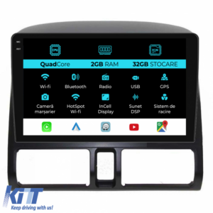 Navigation for Honda CR-V, (2001-2006), 9Inch, 2Gb Ram, 32Gb Storage, Carplay