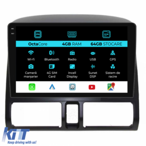 Navigation for Honda CR-V, (2001-2006), 9Inch, 4Gb Ram, 64Gb Storage, Carplay