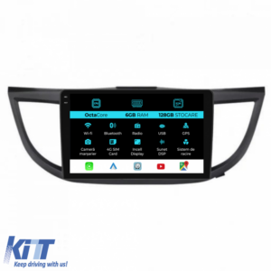 Navigation for Honda CR-V, (2012-2016), 9 Inch, 6GB RAM, 128GB Storage, Carplay